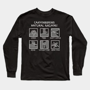 Canyoneering Natural Anchors New Long Sleeve T-Shirt